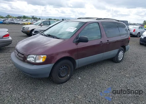 2000 Toyota Sienna Le from USA, damaged, VIN 4T3ZF13C0YU179830